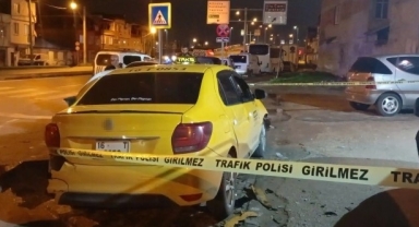 Bursa’da Gasp Edilen Ticari Taksi Yarım Saatlik Kovalamacayla Durduruldu
