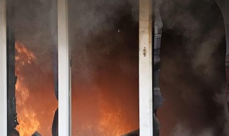 Bursa İnegöl'de Apartman Dairesinde Yangın