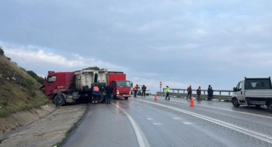 Bursa İznik’te Kamyon Kazası