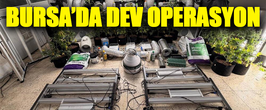 Bursa Nilüfer’de Uyuşturucu İmalathanesi Ortaya Çıkarıldı