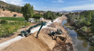 Bursa Yenişehir Göksu Çayı Islahıyla Taşkın Riskine Karşı Güçlendiriliyor