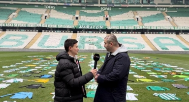 Bursaspor Matlı Stadyumu’nda 308 İmzalı Forma ile Görsel Şölen