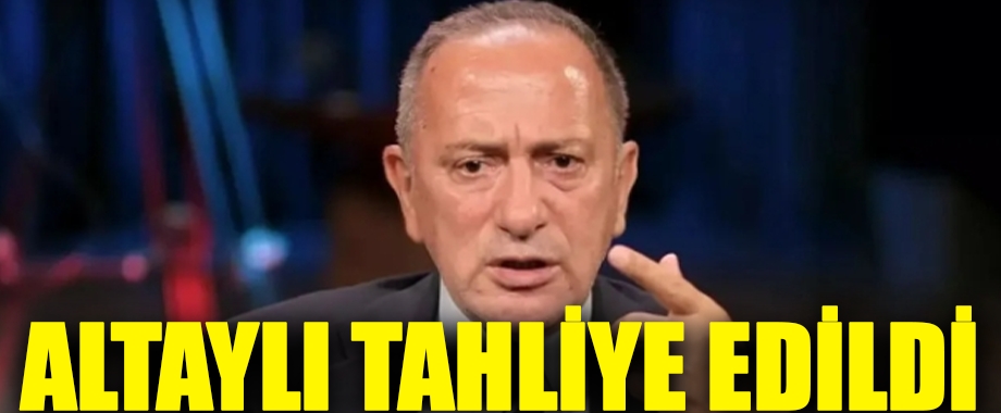Gazeteci Fatih Altaylı Tahliye Oldu