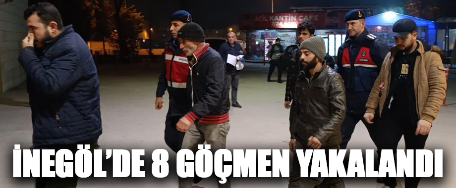 İnegöl’de Jandarmadan Kaçak Göçmen Operasyonu