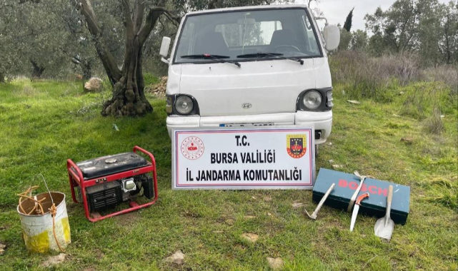 İznik’te Kaçak Kazı Operasyonu: 2 Şüpheli Suçüstü Yakalandı
