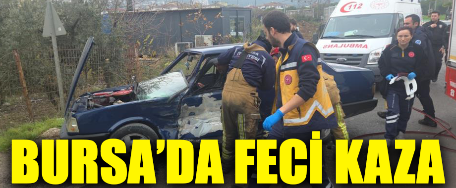 Orhangazi’de TOFAŞ ile Kamyonet Çarpıştı Sürücü Yaralandı