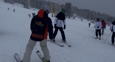 Uludağ Yılbaşında Turist Akınıyla Doldu