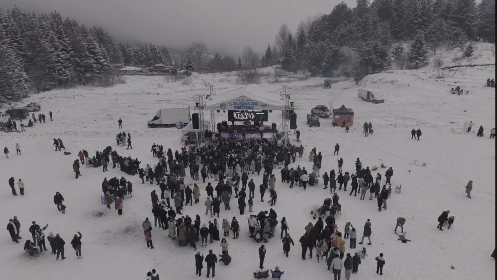 Alaçam Kış Festivali'ne Yoğun İlgi