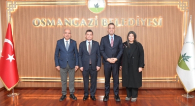 Ali Mahir Başarır’dan Osmangazi Belediye Başkanı Erkan Aydın’a Ziyaret