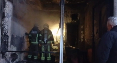 Bursa’da Gece Yarısı Çay Ocağında Yangın Paniği