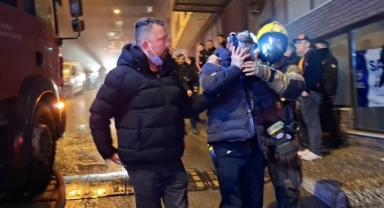 Bursa'da otel yangını!