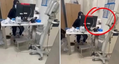 Bursa Şehir Hastanesi’nde Tepki Çeken Görüntü: Sedye Üzerindeki Kedi Sosyal Medyayı Ayağa Kaldırdı