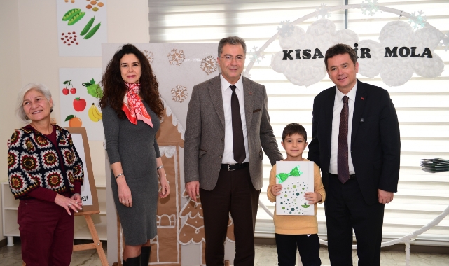 Çocukların Karnelerini Başkan Erkan Aydın Verdi