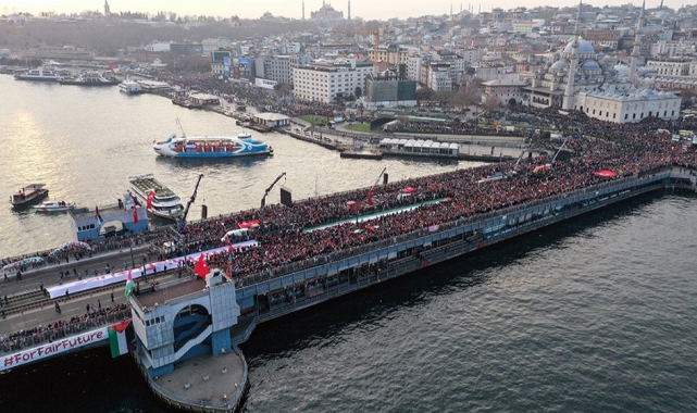 Galata Köprüsü’nde Filistin Yürüyüşü: Toplanma Alanları ve Ulaşım Detayları Belli Oldu