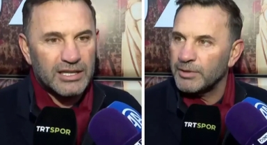 Okan Buruk, Filistin’e Destek İçin Galata Köprüsü’ndeki Yürüyüşe Katıldı