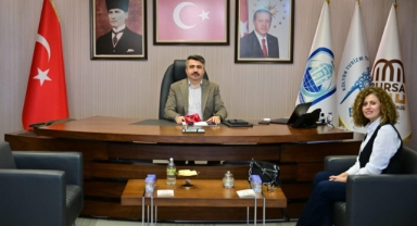 TTF Bursa Temsilcisi Aslıhan Köse’den Başkan Oktay Yılmaz’a Ziyaret