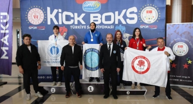 Ünilig Kick Boks Türkiye Şampiyonası’nda BUÜ Rüzgârı