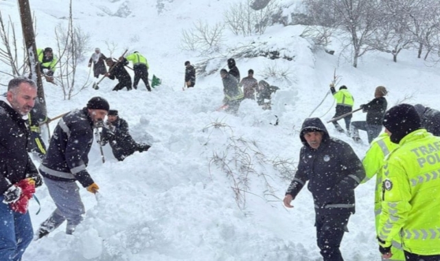 Van’da Çığ Felaketi: 1 Kişi Kayıp, 22 Ev Boşaltıldı