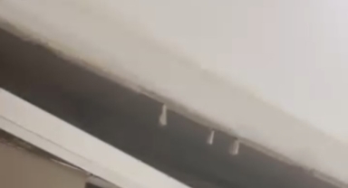 Yeni Teslim Edilen Binada Korku Dolu Anlar: Mutfak Tavanı Bir Anda Çöktü