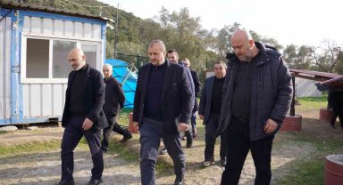 Başkan Usta'dan Hisardere Nekropolü'nde inceleme