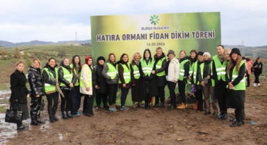 Bursa BUSADER’den Mudanya Balabancık’ta 10 Bin Fidanlık Hatıra Ormanı