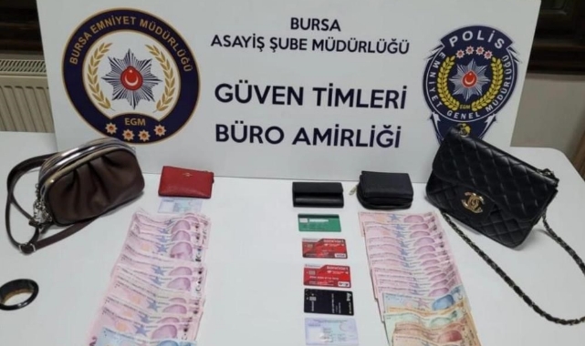 Bursa’da Güven Timleri Hırsızı Suçüstü Yakaladı