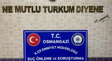 Bursa'da 1 kilo 280 gram esrar ele geçirildi