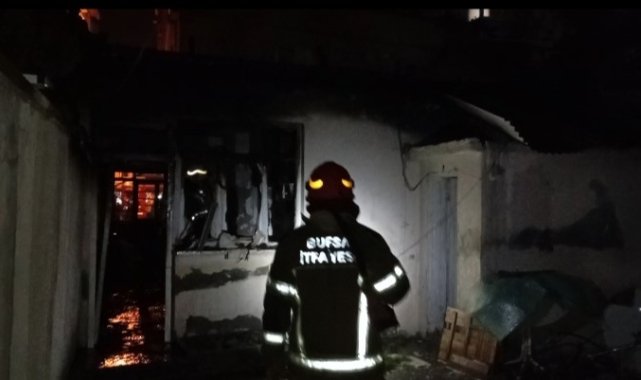 Bursa'da müstakil evde korkutan yangın