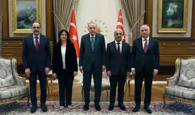 Cumhurbaşkanı Erdoğan, DEM Parti’nin İmralı heyetini kabul etti