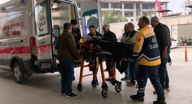 Elektrik akımına kapılan işçi 2'nci kattan düştü