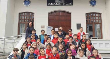 İlkokul öğrencileri, Kent Müzesi'nde tarihe yolculuk yaptı