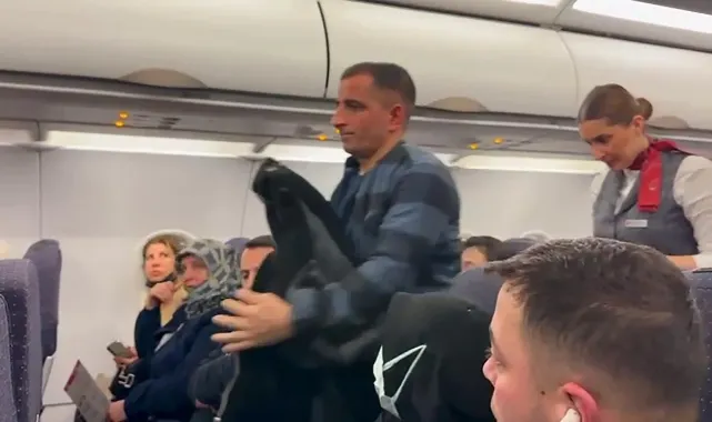 Kalkış sırasında rahatsızlandı yolculardan helallik istedi