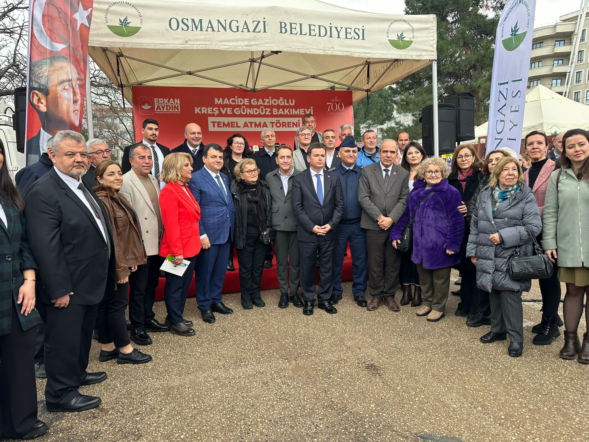 Macide Gazioğlu Kreş ve Gündüz Bakımevi ile Aile Sağlığı Merkezi Temel Atıldı