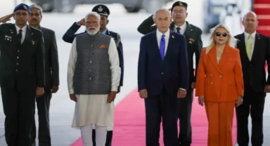 Narendra Modi İsrail Ziyaretinde Benjamin Netanyahu ile Samimi Anlar Yaşadı