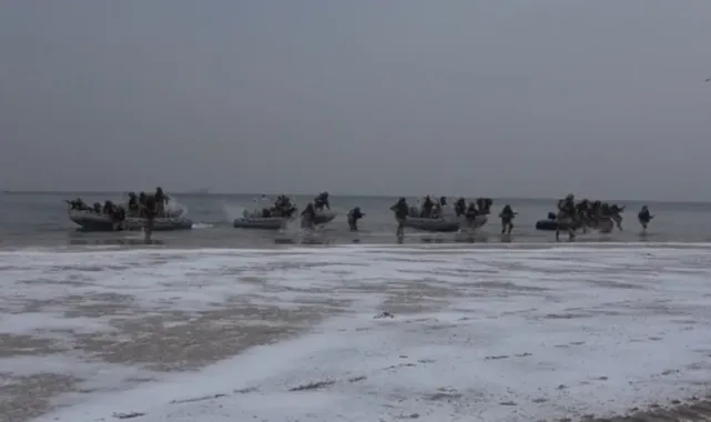 Türk ve İspanyol askerlerinden Almanya’da amfibi güç gösterisi