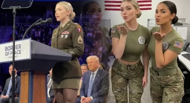 ABD'li sarışın komutan sosyal medyada gündem oldu