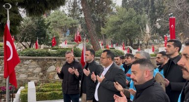 Bayram öncesinde şehitler unutulmadı