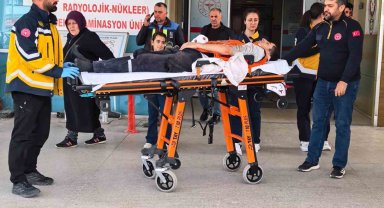 Bıçkı makinesi elini parçaladı