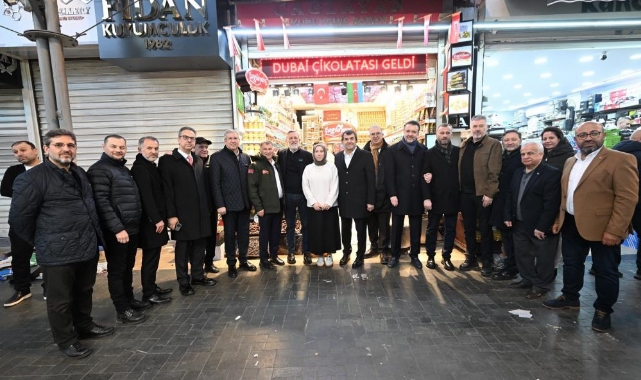 BTSO Başkanı Burkay, Tarihi Çarşı ve Hanlar Bölgesi Esnafıyla Buluştu