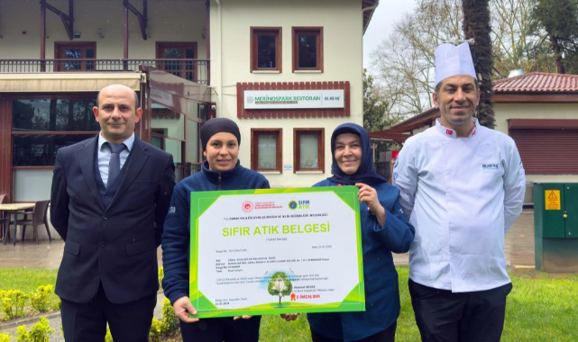 Bursa BURFAŞ Merinospark Sosyal Tesisleri Sıfır Atık Belgesi Aldı