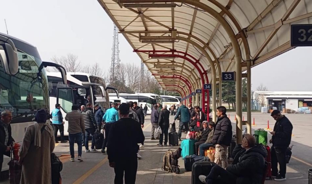 Bursa’da Bayram Öncesi Terminal ve Trafikte Yoğunluk Başladı