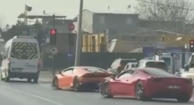 Bursa'da Lamborghini ve Ferrari Sürücülerine 100 Bin TL Ceza