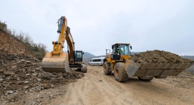 Bursa Kestel’de Mahalle Yolları Genişletiliyor