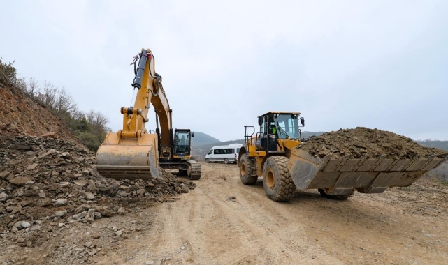 Bursa Kestel’de Mahalle Yolları Genişletiliyor