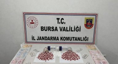 Bursa'da bin 39 adet sentetik hap ele geçirildi