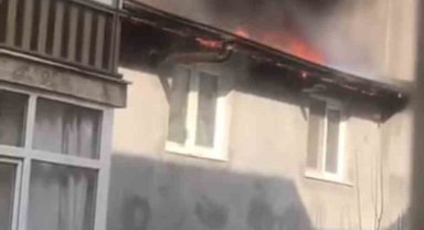 Bursa'da çatı yangını paniği