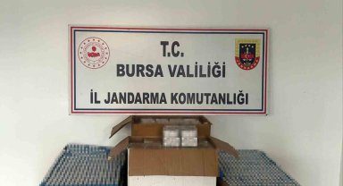 Bursa'da kaçak sigara operasyonu: 37 bin adet kaçak sigara ele geçirildi