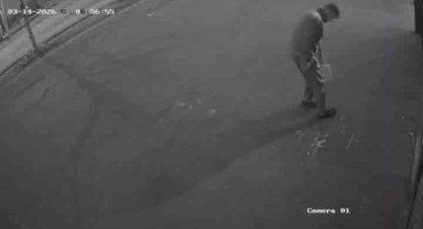 Bursa'da kundakçının güvenlik kamerası görüntüleri ortaya çıktı