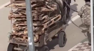 Bursa'da pes dedirten görüntüler