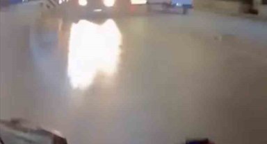 Bursa'da ters yönden gelen otomobil tehlike oluşturdu